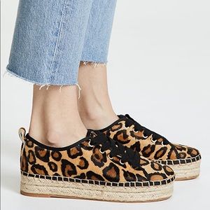 Sam Edelman Celina Platform Leopard Espadrille NIB New In Box Sz 8.5